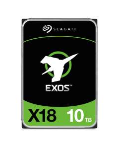 Seagate Exos X18 ST10000NM018G - Hard drive - 10 TB - internal - SATA 6Gb/s - 7200 rpm - buffer: 256 MB