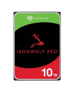 Seagate IronWolf Pro ST10000NT001 - Hard drive - 10 TB - internal - 3.5" - SATA 6Gb/s - 7200 rpm - buffer: 256 MB - with 3 years Seagate Rescue Data Recovery