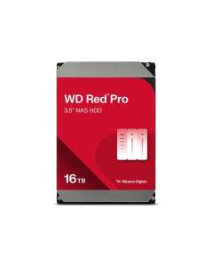 WD Red Pro WD161KFGX - Hard drive - 16 TB - internal - 3.5" - SATA 6Gb/s - 7200 rpm - buffer: 512 MB