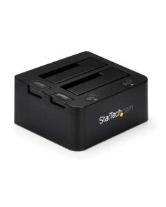 StarTech.com Dual-Bay USB 3.0 to SATA and IDE Hard Drive Docking Station, USB Hard Drive Dock, External 2.5/3.5" SATA I/II/III and IDE (40 p