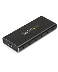 StarTech.com M.2 SSD Enclosure for M.2 SATA SSDs - USB 3.1 (10Gbps) with USB-C Cable