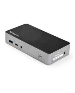 StarTech.com USB-C Dock - Dual Monitor 1080p HDMI Laptop Docking Station - 65W Power Delivery - 1x USB-C, 3x USB-A, Ethernet - Dual Video Di