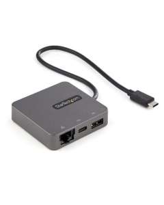 StarTech.com USB-C Multiport Adapter - USB 3.1 Gen 2 Type-C Mini Dock - USB-C to 4K HDMI or 1080p VGA Video - 10Gbps USB-A USB-C, GbE - Port