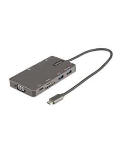 StarTech.com USB C Multiport Adapter - HDMI 4K 30Hz or VGA Travel Dock - 5Gbps USB 3.0 Hub (USB A / USB C Ports) - 100W Power Delivery - SD/