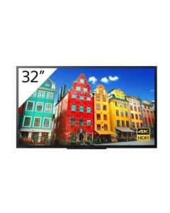Sony FW-32BZ30J1 Signage Display Digital signage flat panel 81.3 cm (32") LCD Wi-Fi 300 cd/m² 4K Ultra HD Black Built-in processor